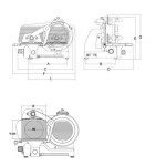 Αλλαντομηχανή Λεπίδα 350mm TIZIANO 350 EVO BS1 SRM-TIZIANO 350 EVO BS1